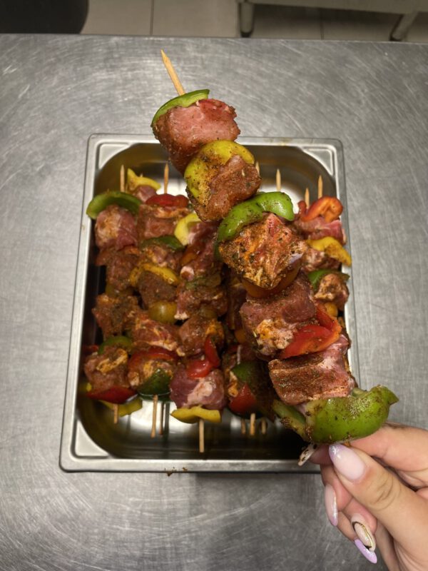 Brochette provençales en détail